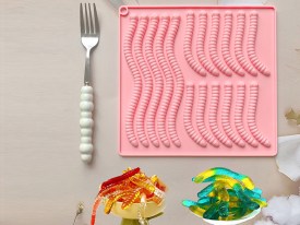 Molde silicona orugas